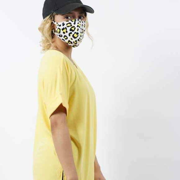 **New Never worn** Leopard Contour Face Mask - Picture 2 of 3